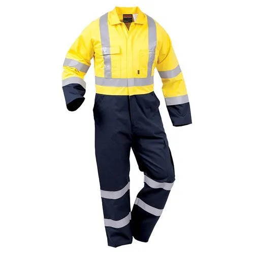 003 OVERALLS , COTTON, HEAVY WEIGHT,  REFLECTIVE TAPE