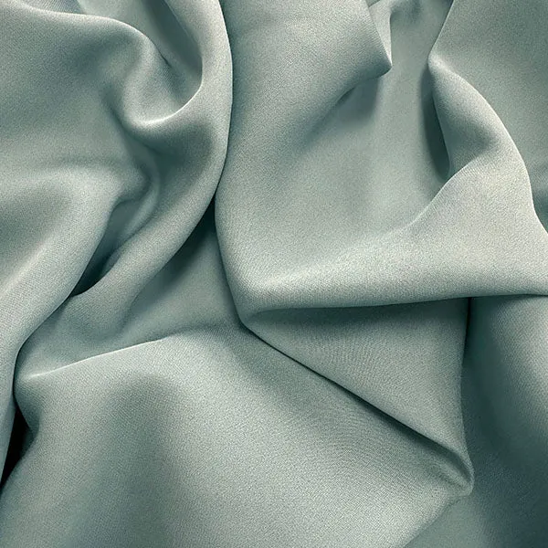 1 5/8 YD PC-Seafoam Green Woven Silk Double Georgette Fabric