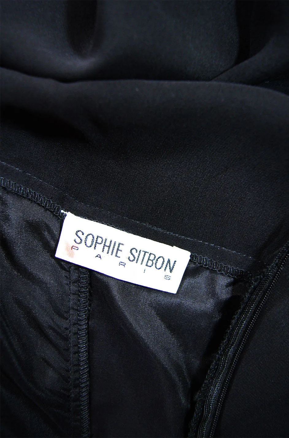 1980s Sophie Sitbon Silk Chiffon Dress