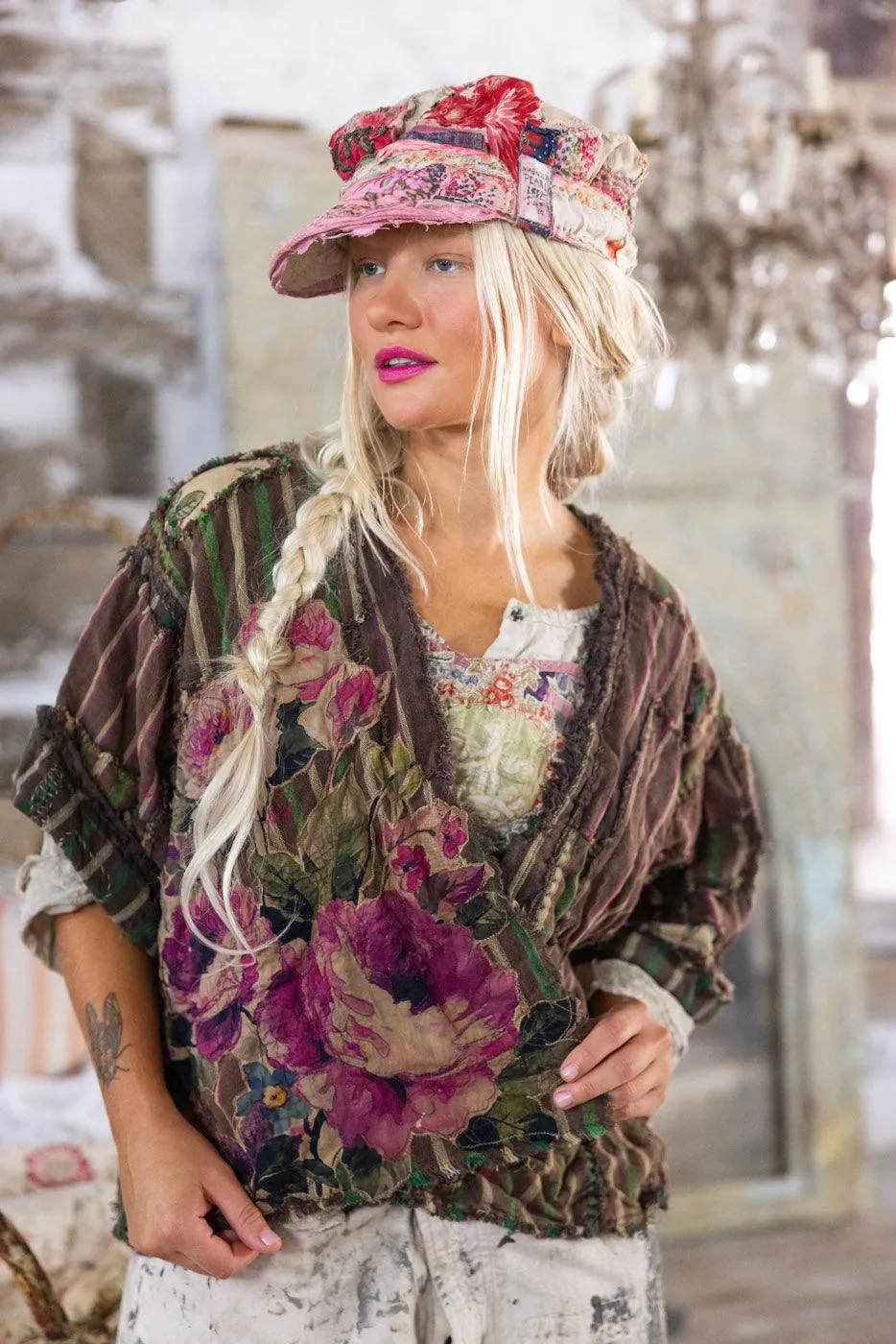 205056-Jacket 1074-Ptchwrk Dekker Kimono-Buffalo Soldier