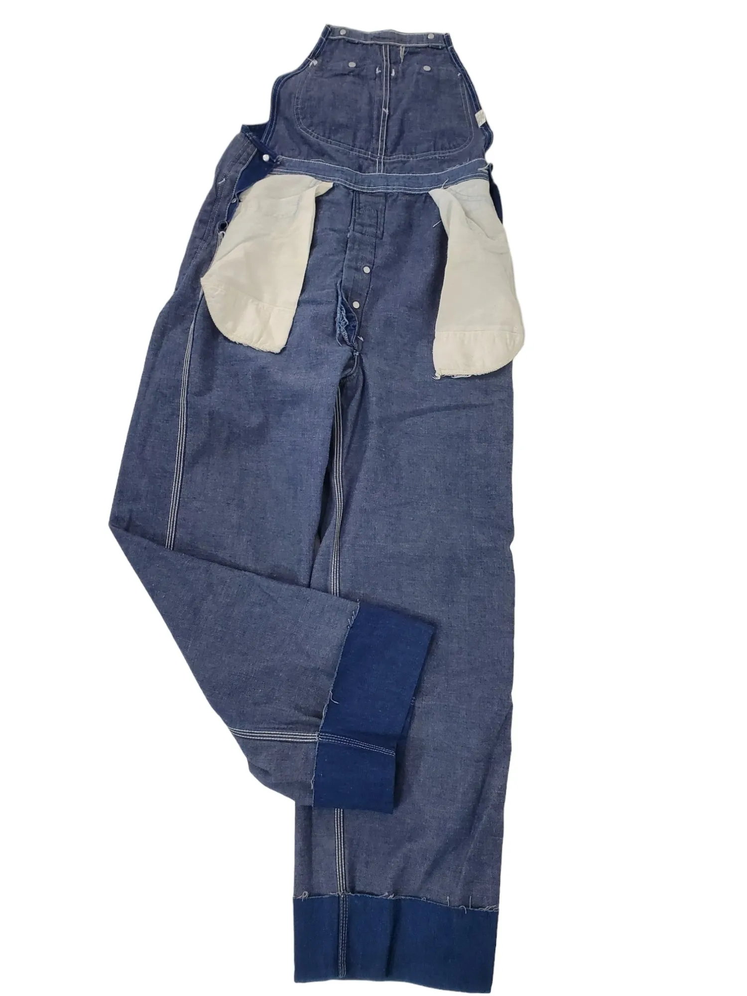40s/50s Vintage Lee Jelt Denim Overalls - sm, med, lg