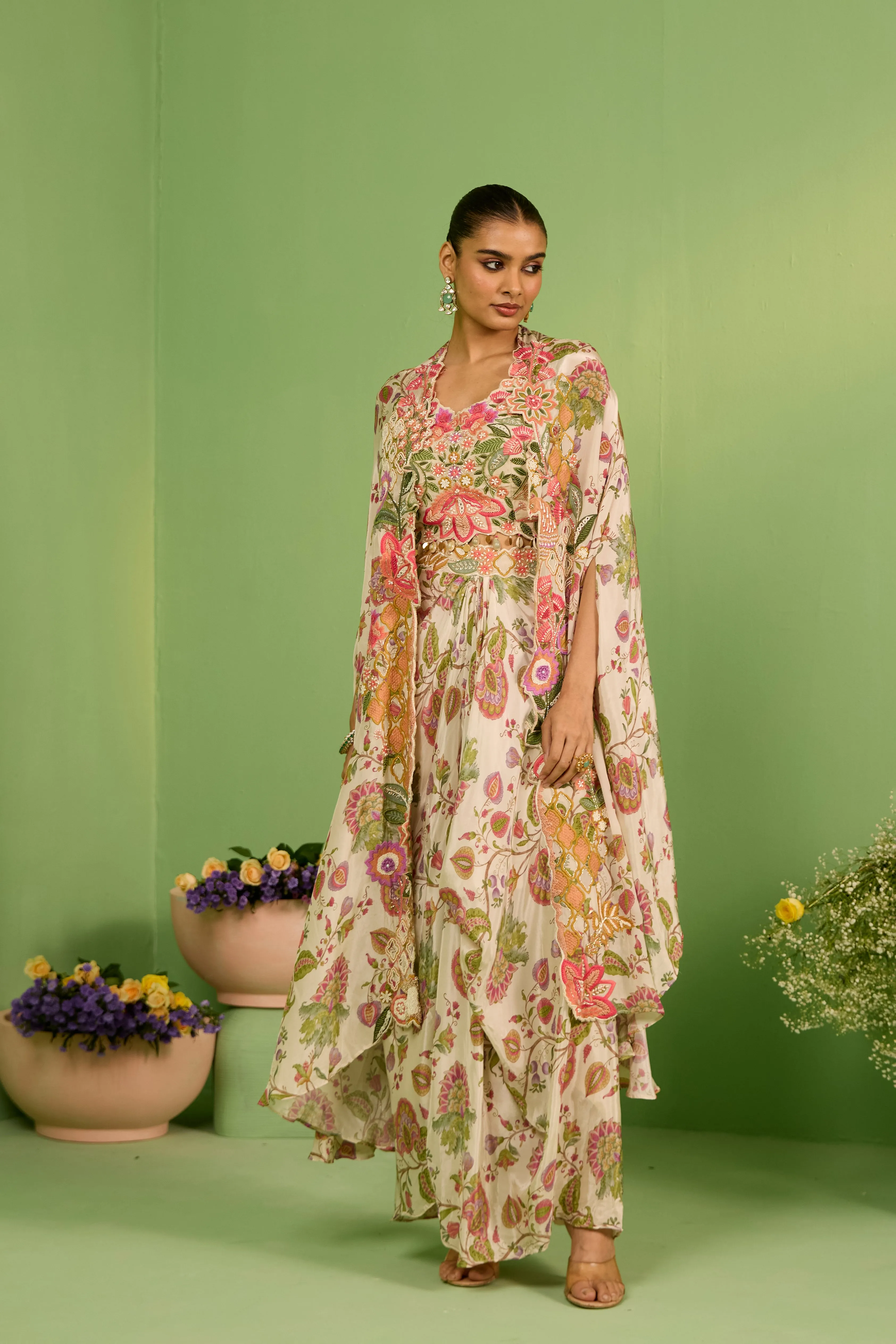 Adhya Printed Kaftan Set