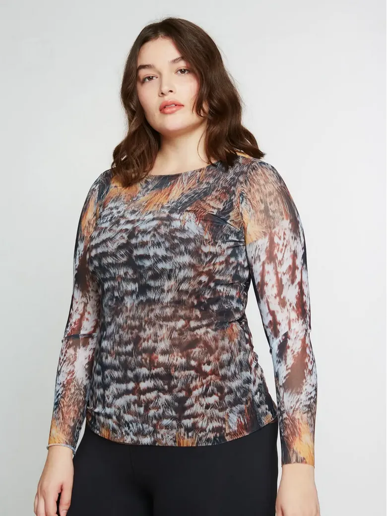 AMB Double Sheer Top