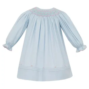 Anavini Smocked Dress - Blue