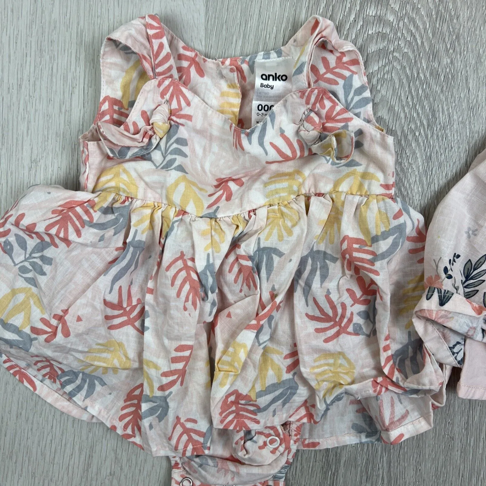 Anko, Target, Cotton On Baby Girls Clothing Bundle Size 000 (0-3 Months) 9 Piece