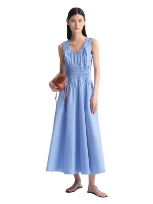 Annabelle Seersucker Maxi Dress