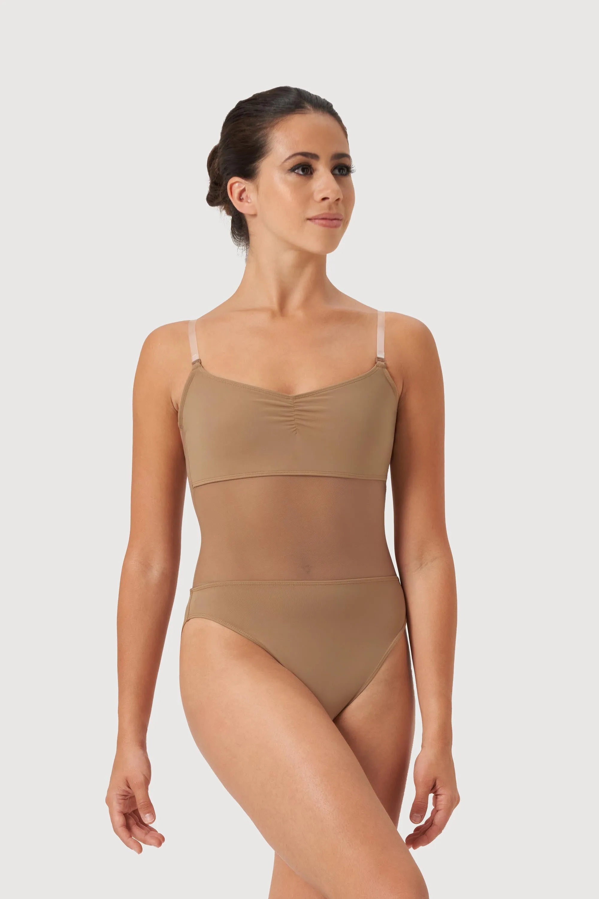 B53377 - Bloch Cordelia Mesh Panel Womens Body Liner