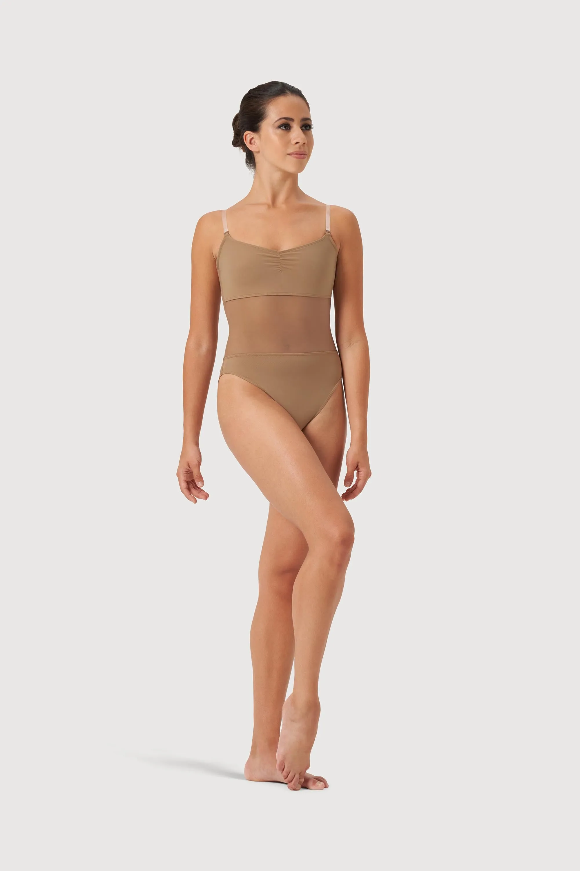 B53377 - Bloch Cordelia Mesh Panel Womens Body Liner