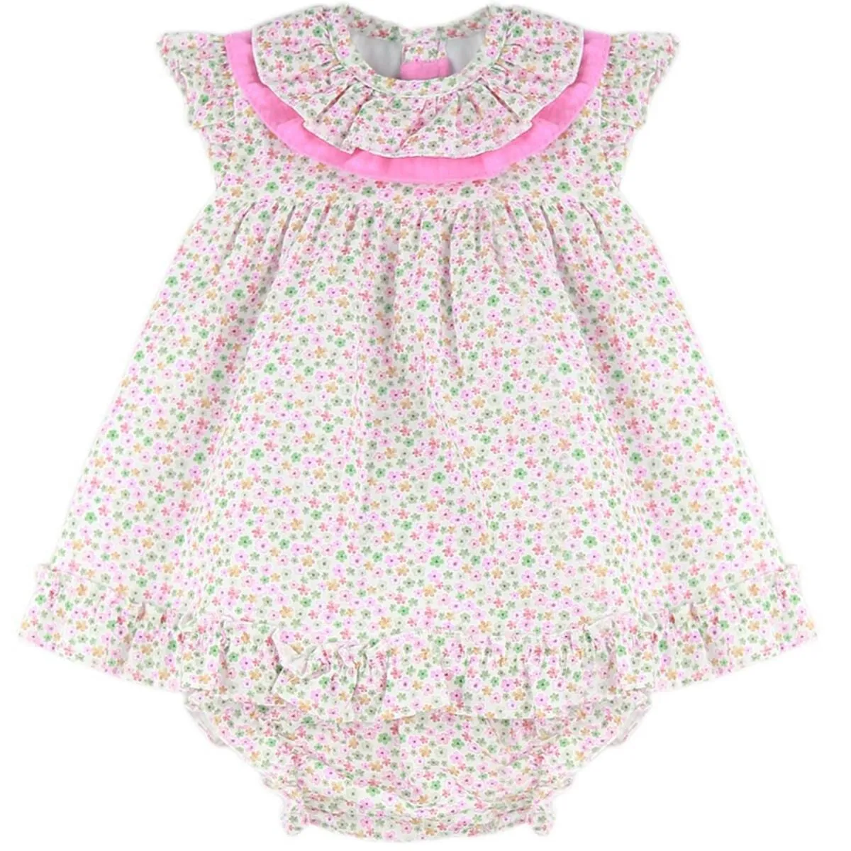 Baby Ferr Baby Girls Ditsy Floral Dress