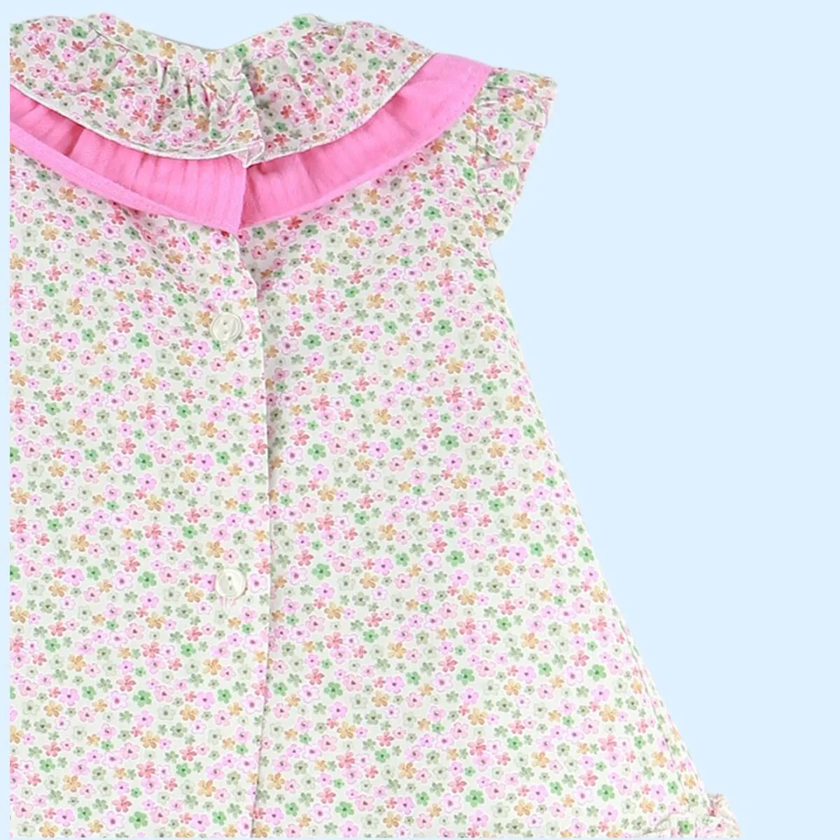 Baby Ferr Baby Girls Ditsy Floral Dress