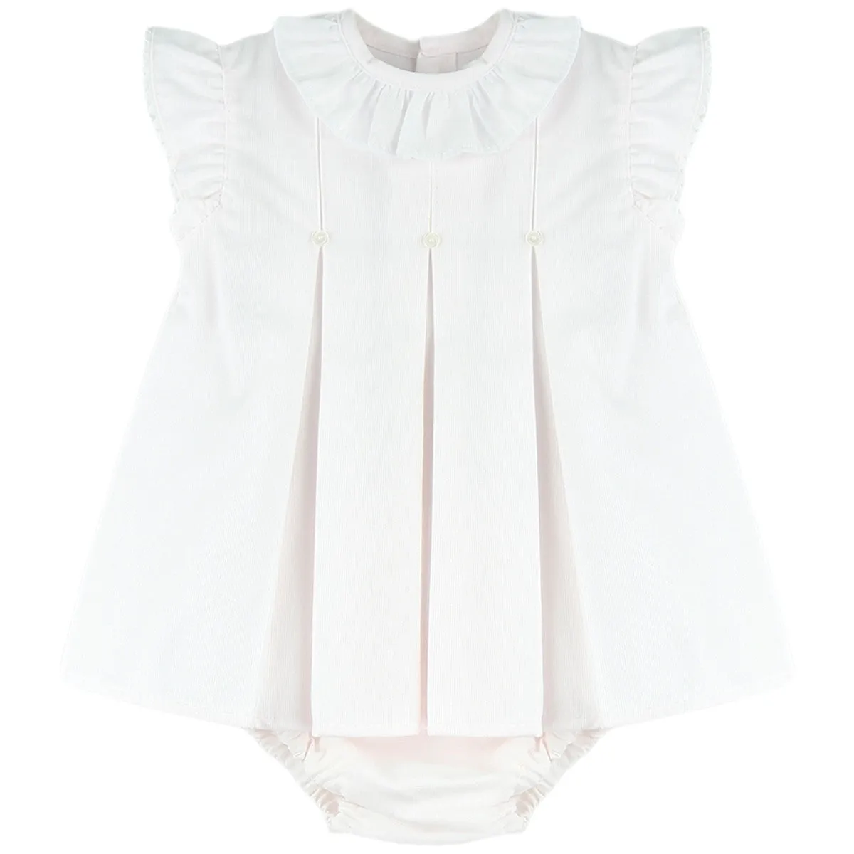 Baby Ferr Baby Girls Pale Pink Dress
