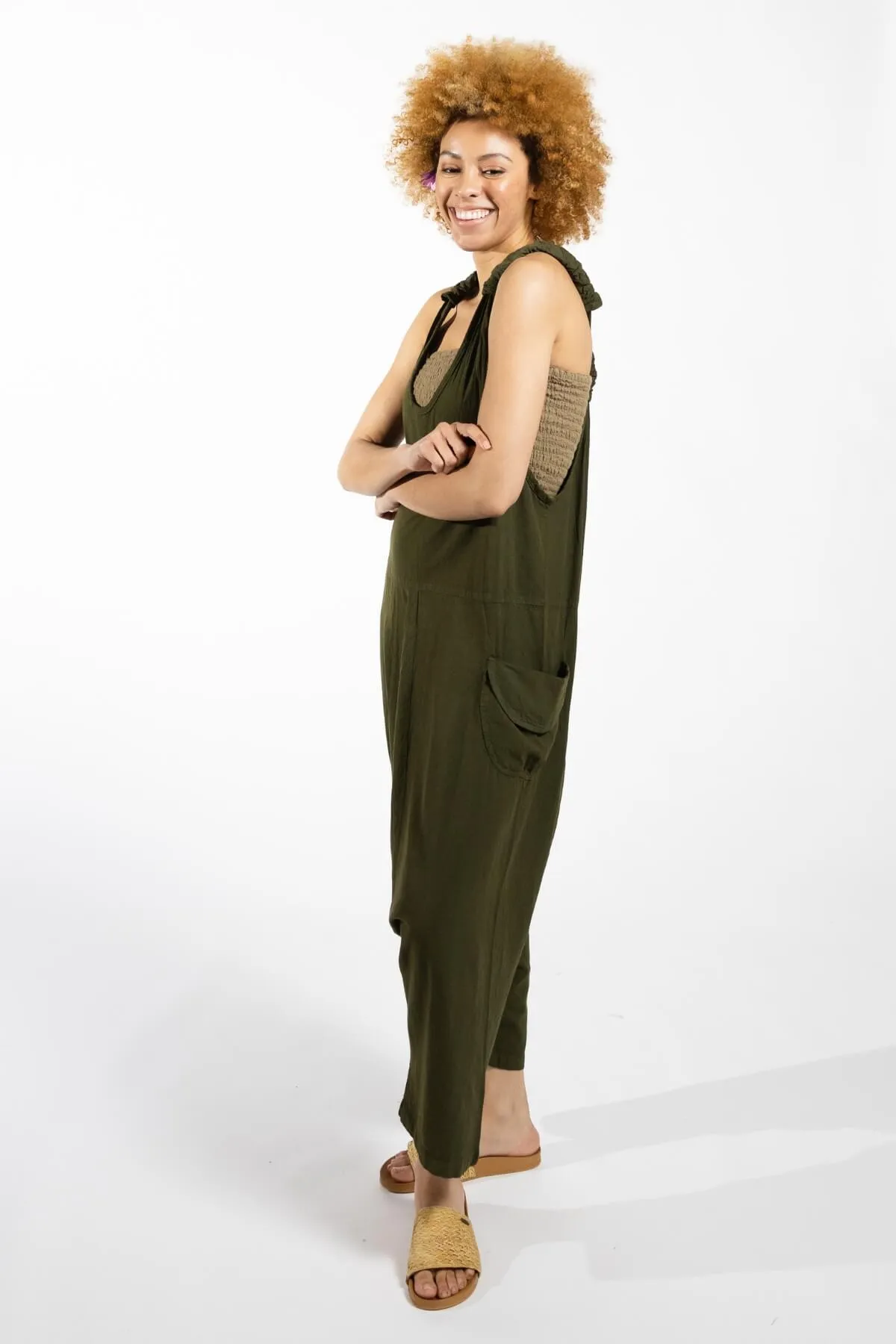 Bahini Overalls - Green