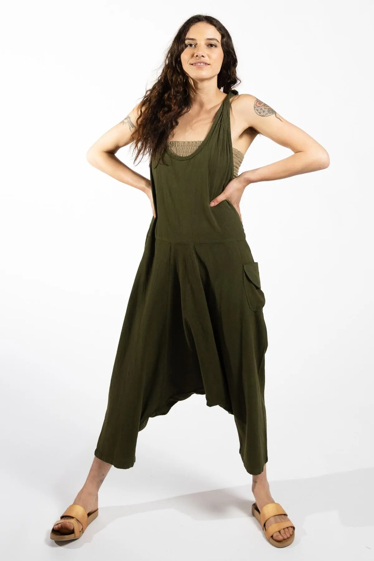 Bahini Overalls - Green