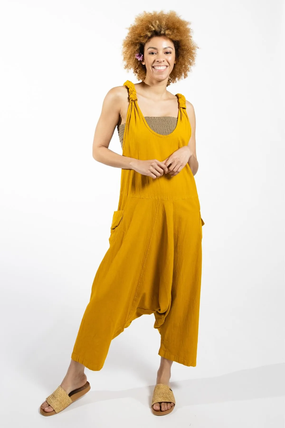 Bahini Overalls - Mustard