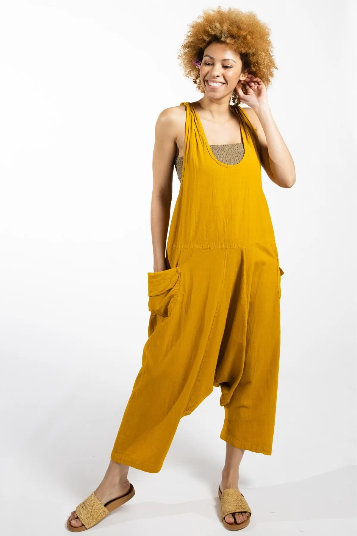 Bahini Overalls - Mustard
