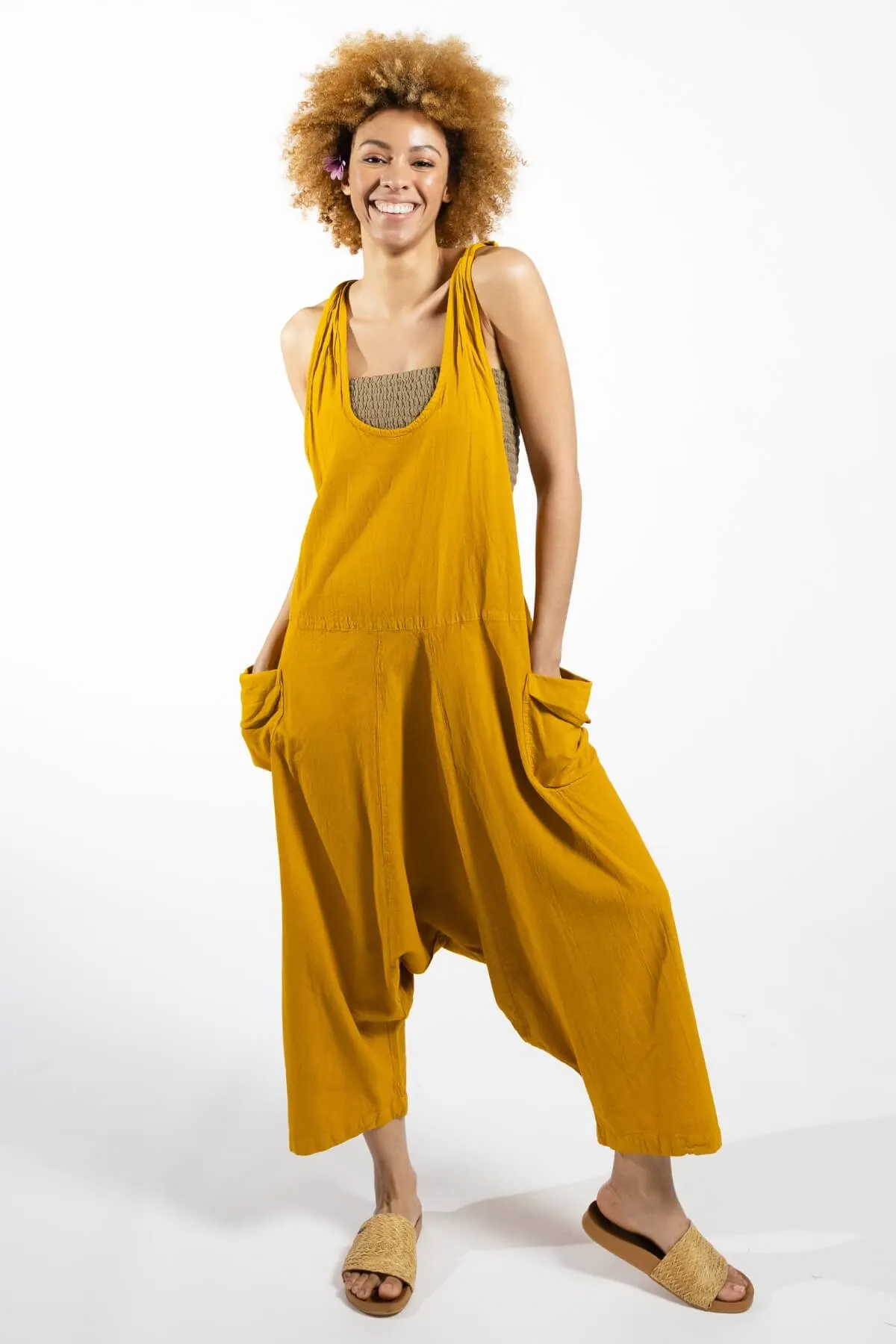 Bahini Overalls - Mustard