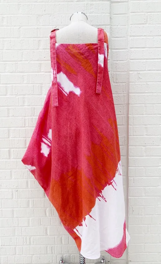 Banana Blue Pink Drip Dress