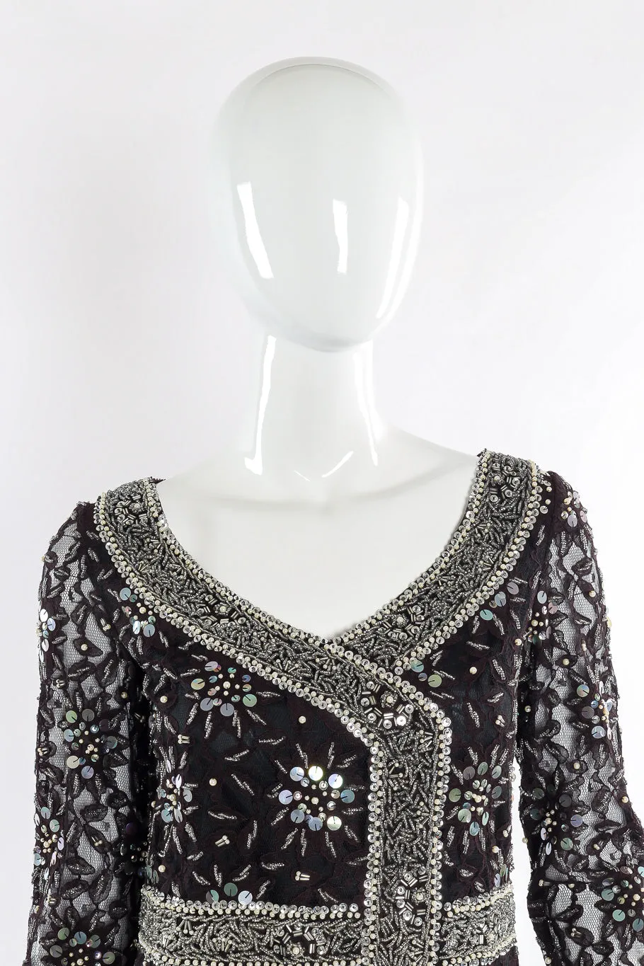Beaded Lace Tunic and Pant Set
