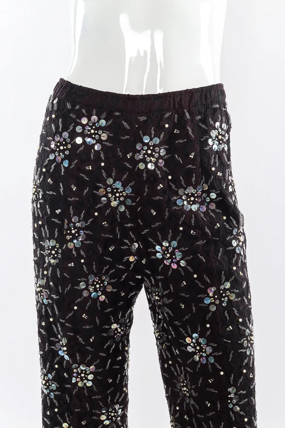 Beaded Lace Tunic and Pant Set