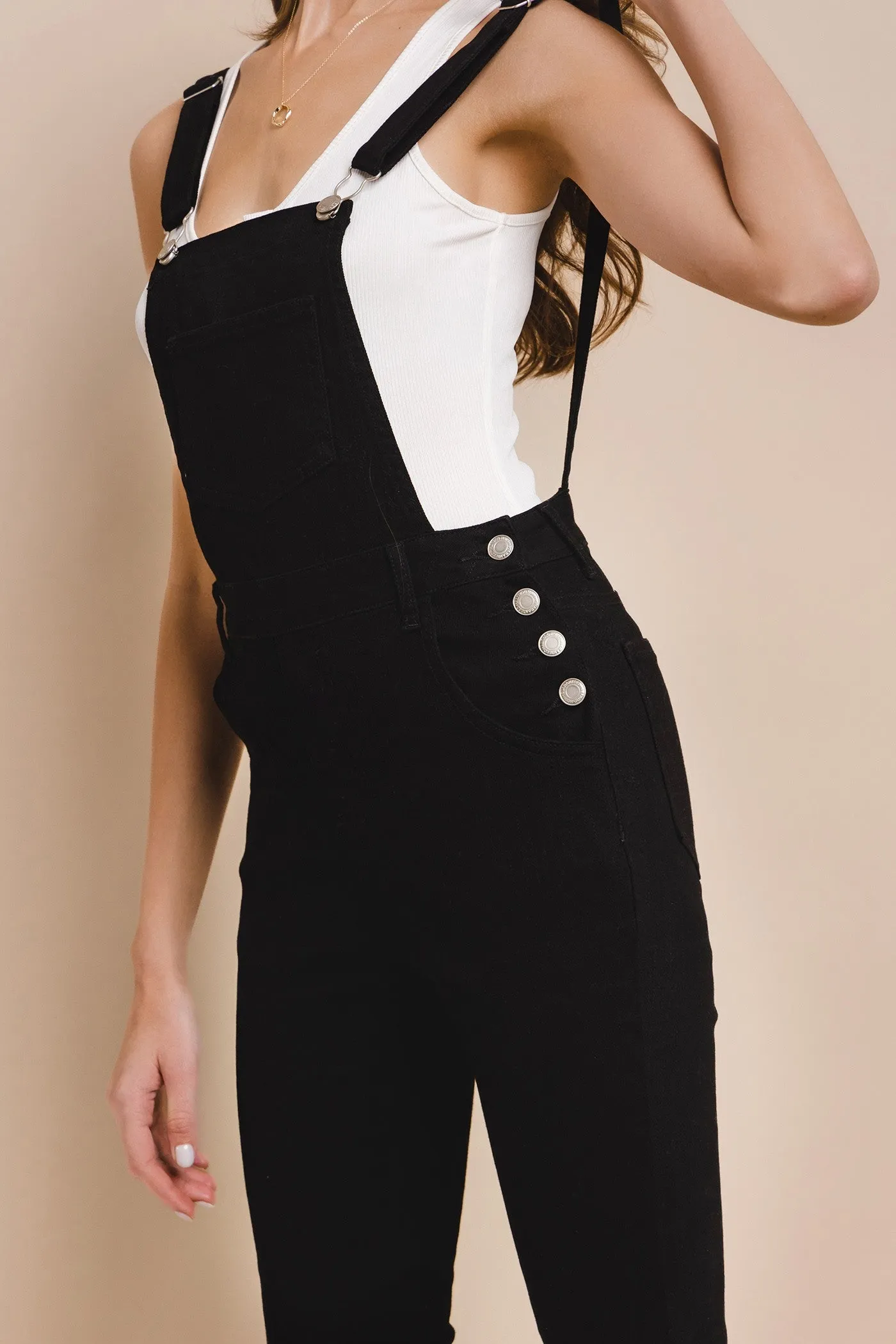 BELLBOTTOM DENIM OVERALLS W4300RIA