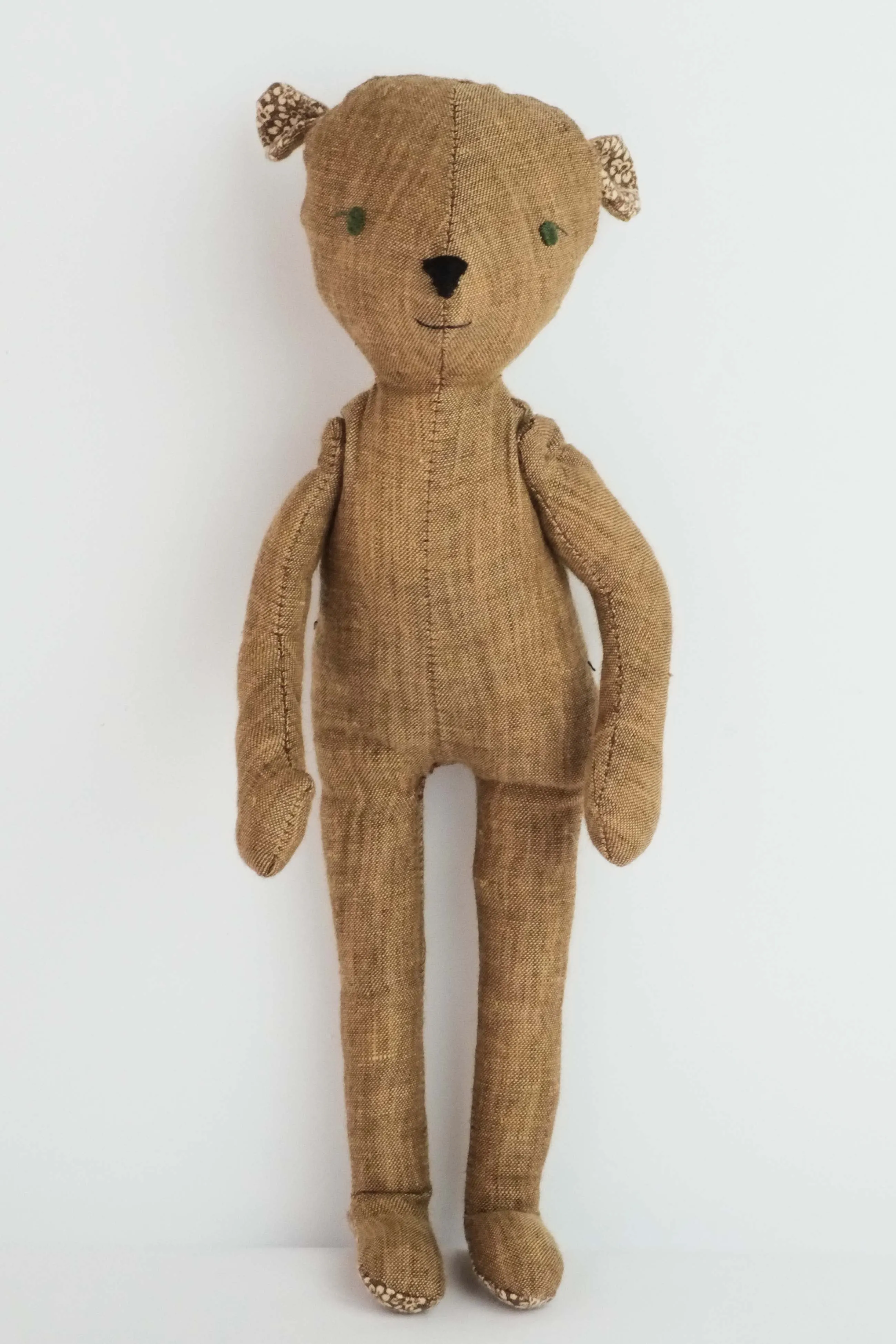 Bernadette/Bernie | Bear Natural Fiber Wool Doll