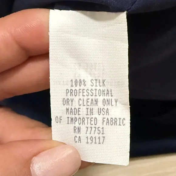 [Betsey Johnson] Navy Blue Silk Dress