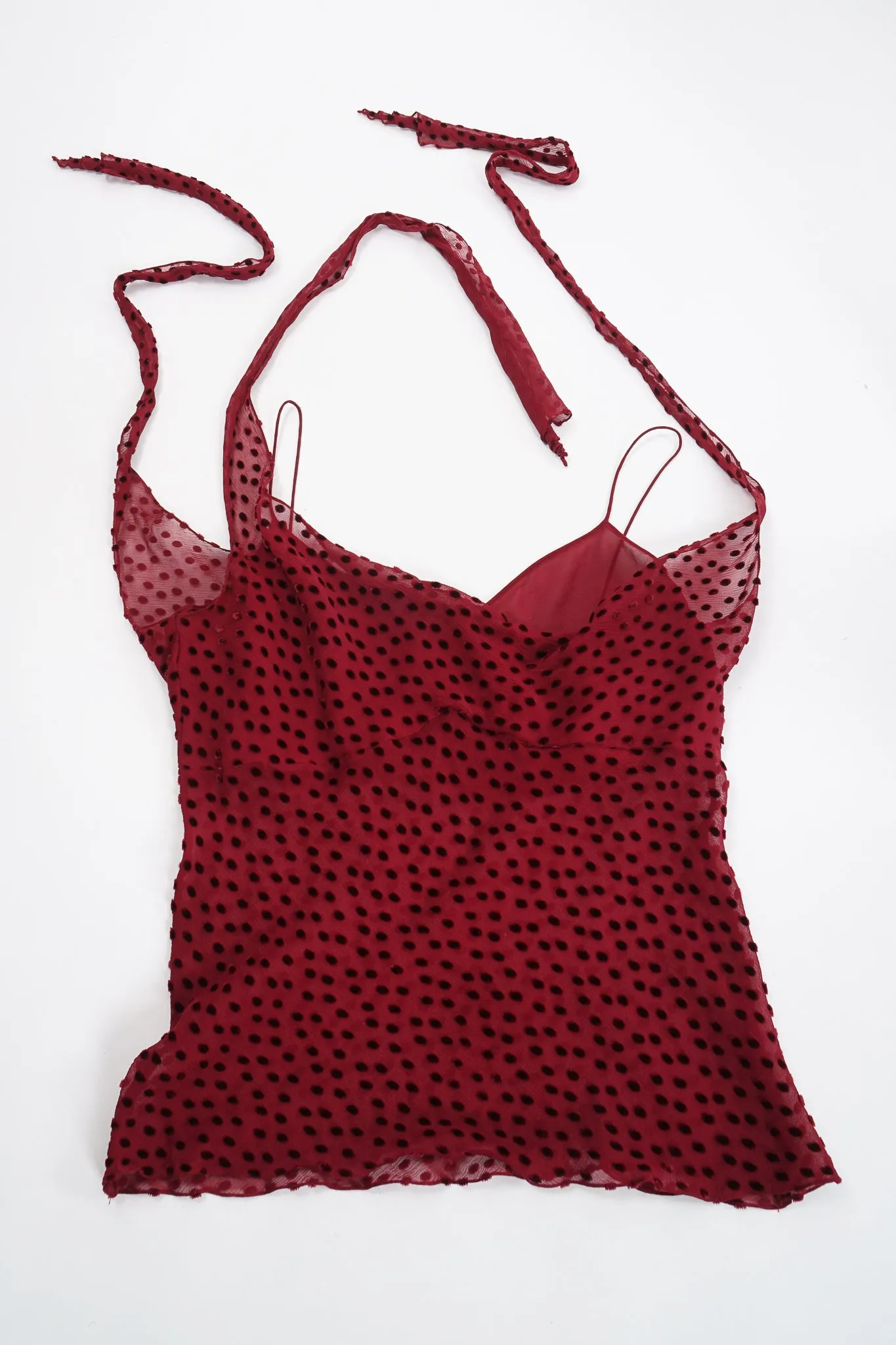 Bias Burnout Camisole & Skirt Set