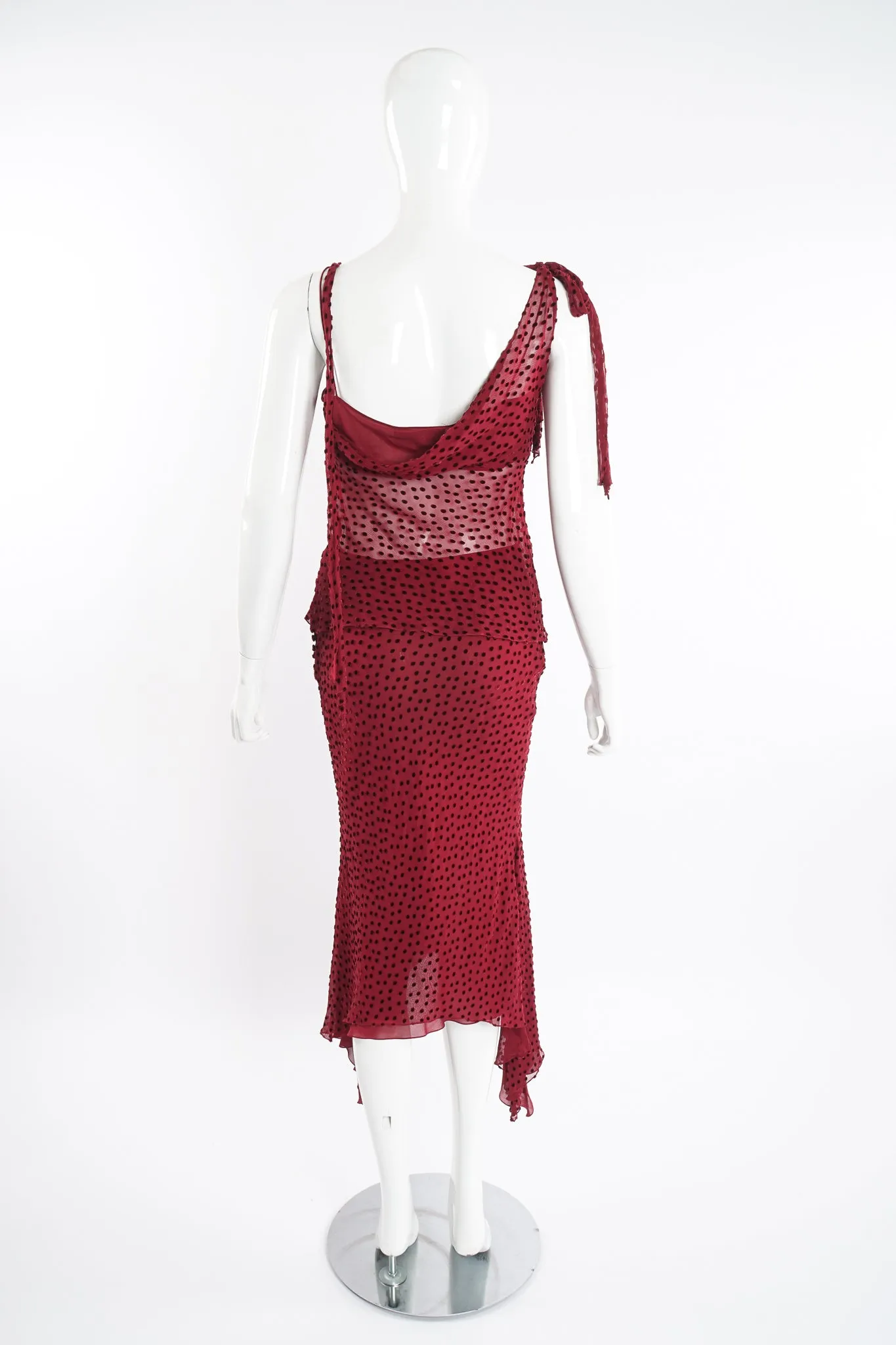 Bias Burnout Camisole & Skirt Set