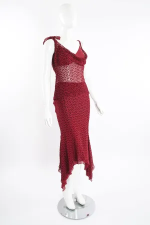 Bias Burnout Camisole & Skirt Set