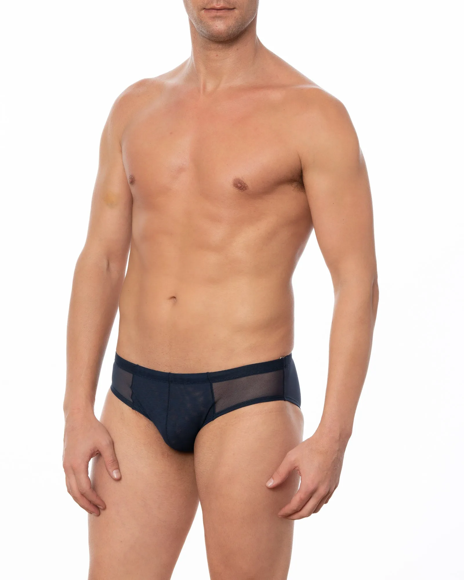 Black - JASPER Sheer Mesh Bikini Brief