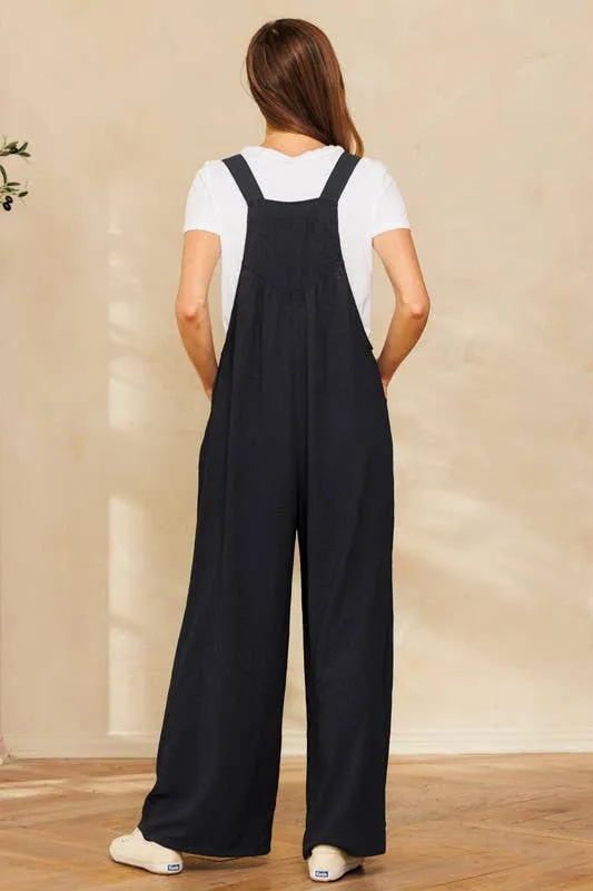 Black Overall Jumpsuit