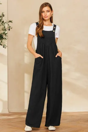 Black Overall Jumpsuit