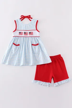 Blue Flag Embroidery Set