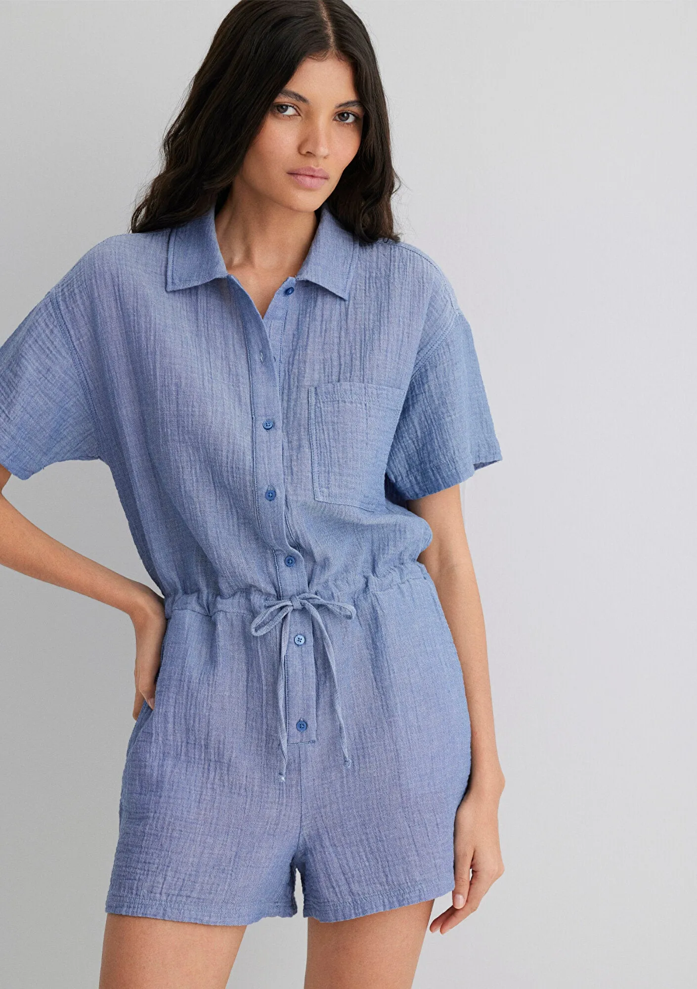 Blue Jumpsuit