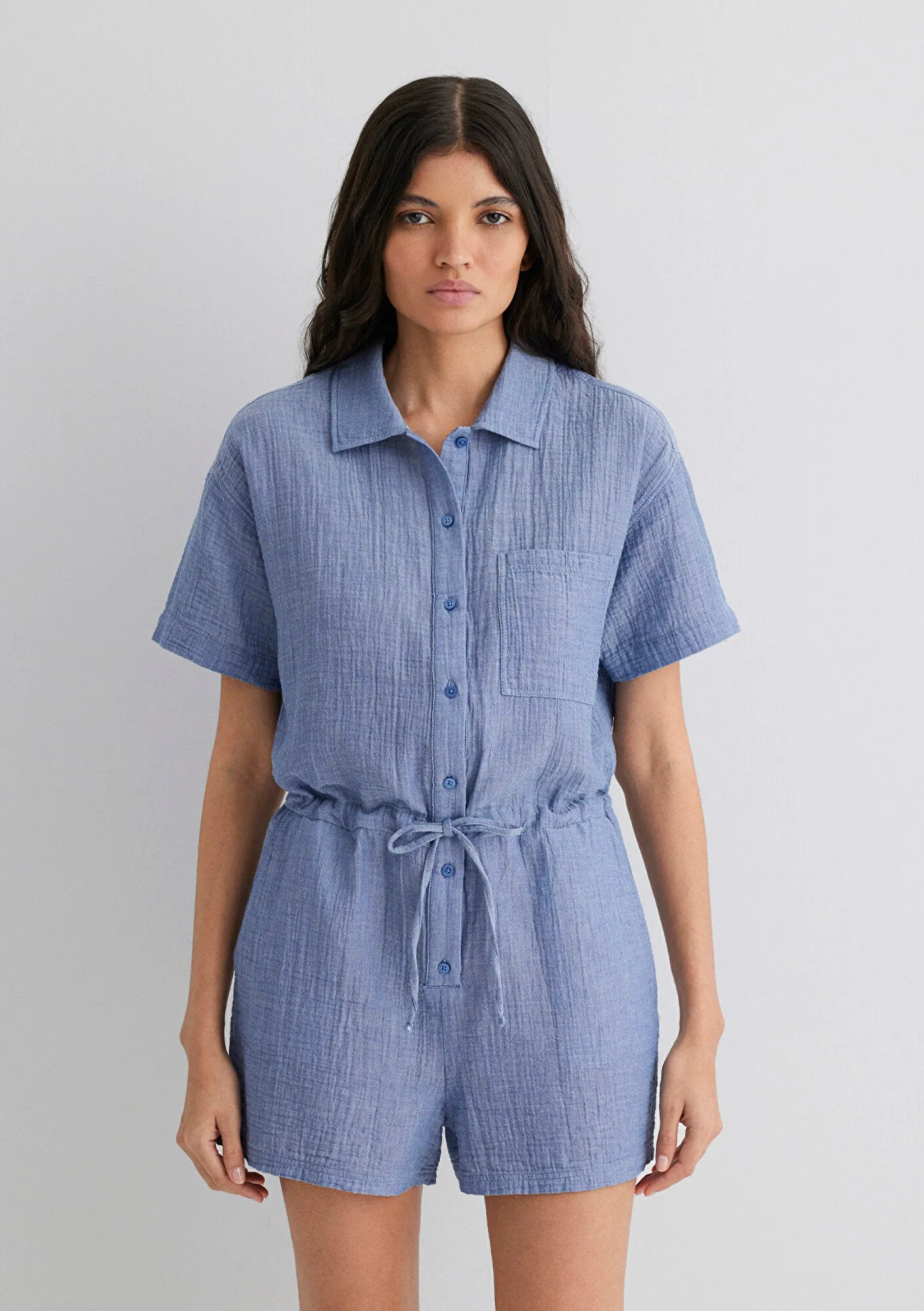 Blue Jumpsuit