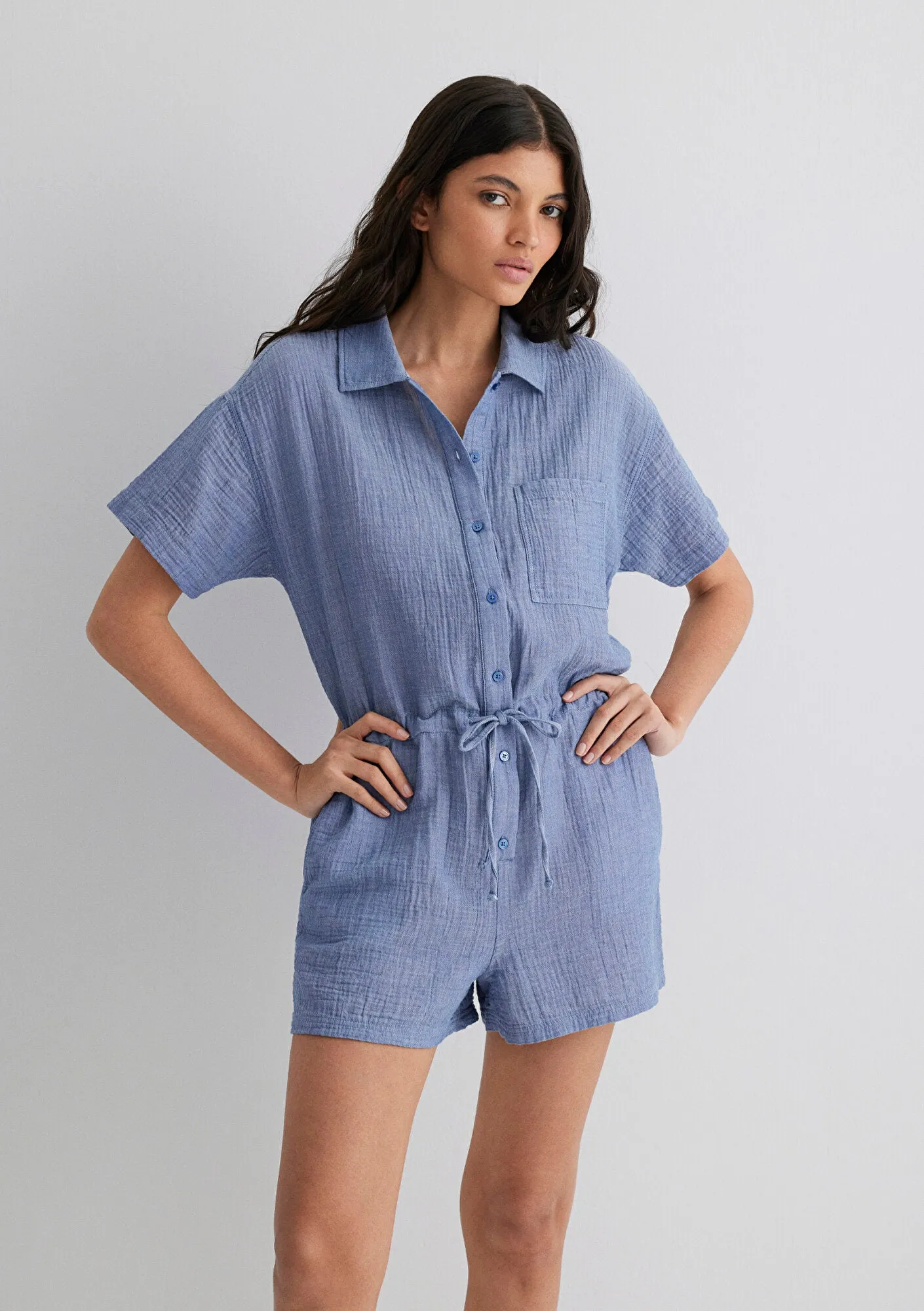 Blue Jumpsuit