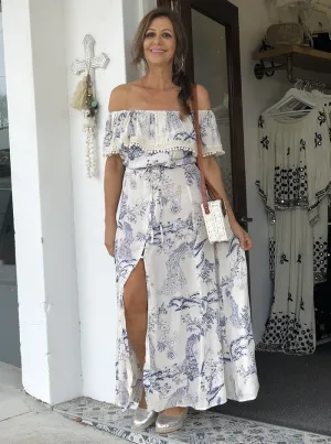 Bluebird Goddess Maxi Dress