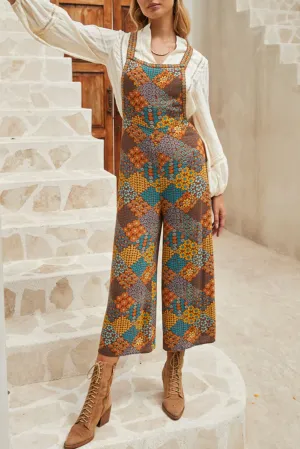 Boho Bloom Overalls