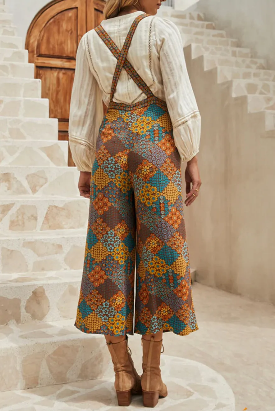 Boho Bloom Overalls