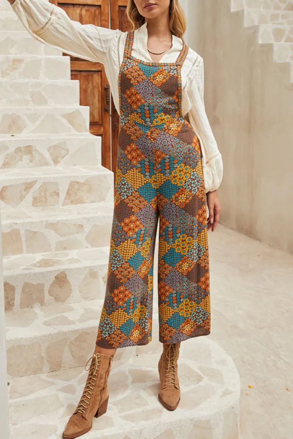 Boho Bloom Overalls