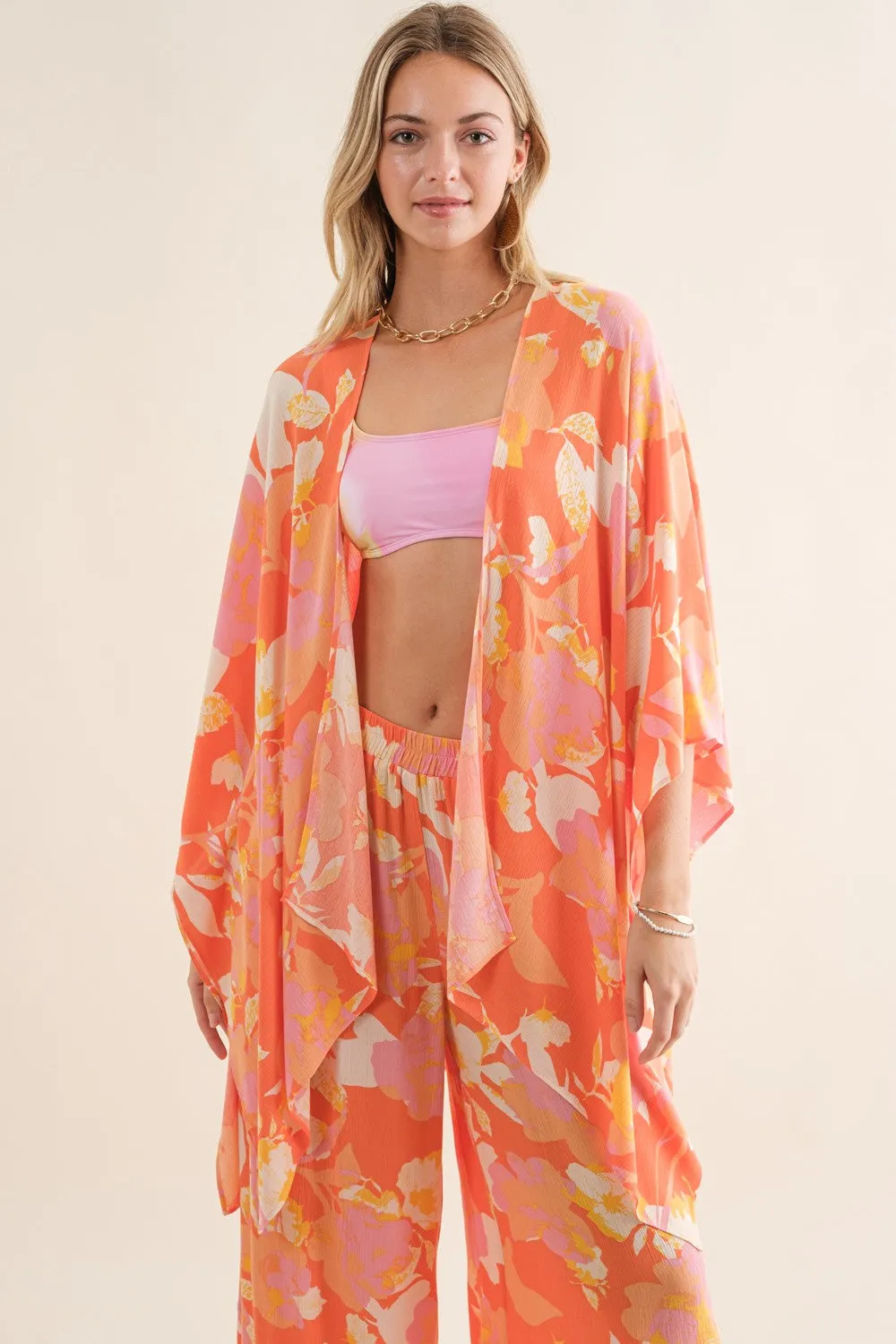 Bright Floral Wide Leg Palazzo Pants - Final Sale