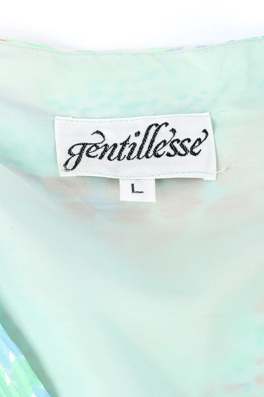 Brushstroke Silk Blouson Dress