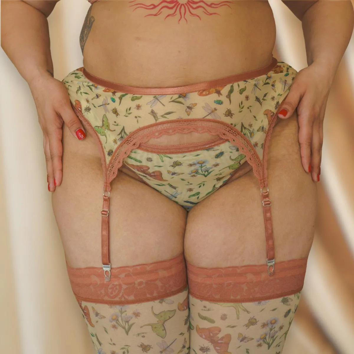 Bugs Printed Thong
