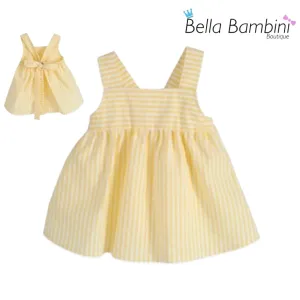 Calamaro Lemon Stripe Dress