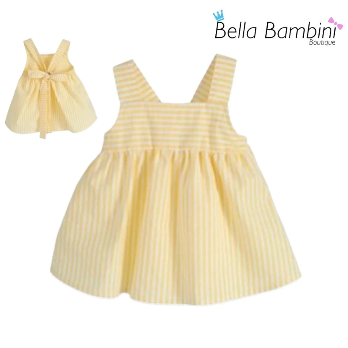 Calamaro Lemon Stripe Dress