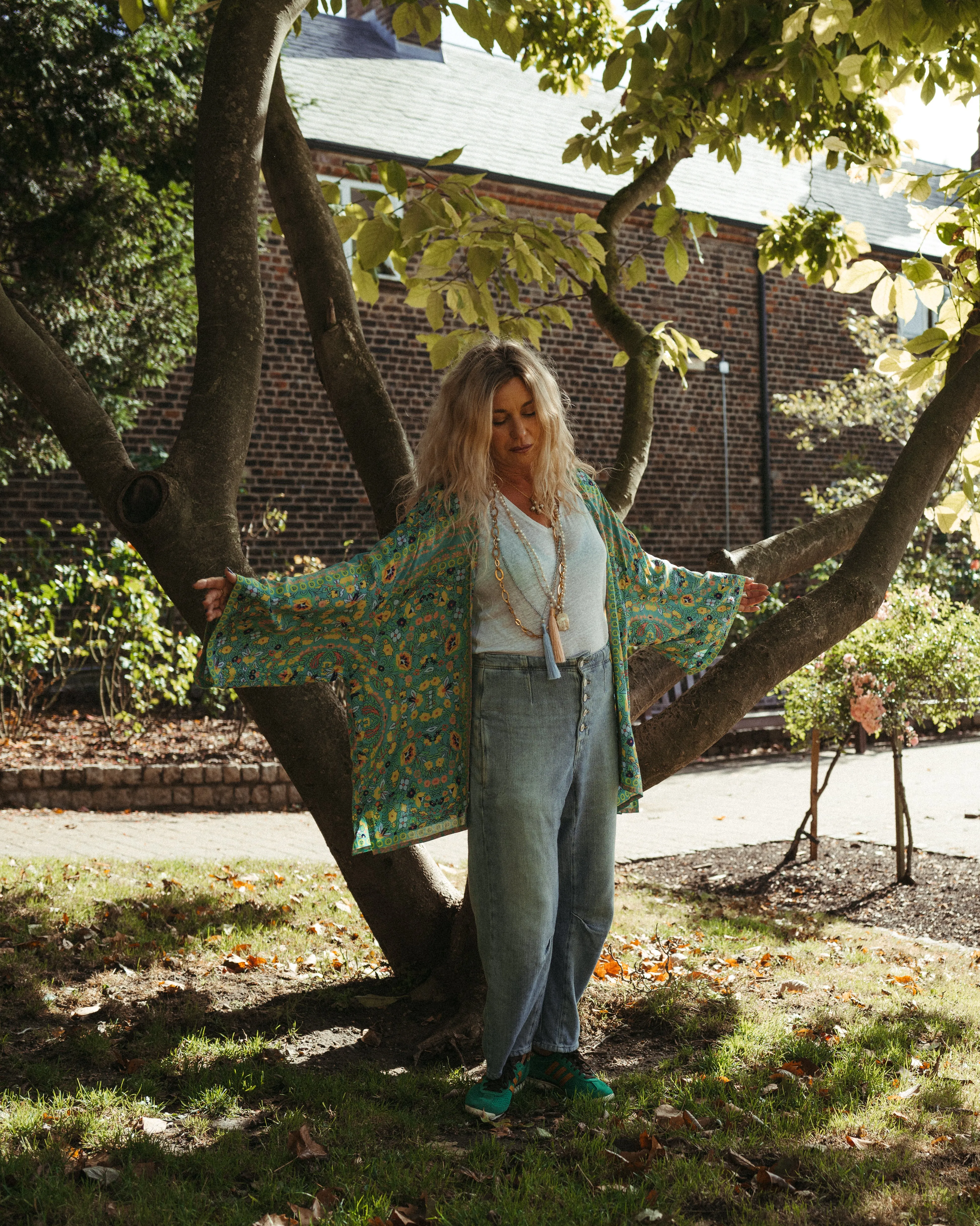 CALIFORNIA SHORT KIMONO JACKET IN MERMAID