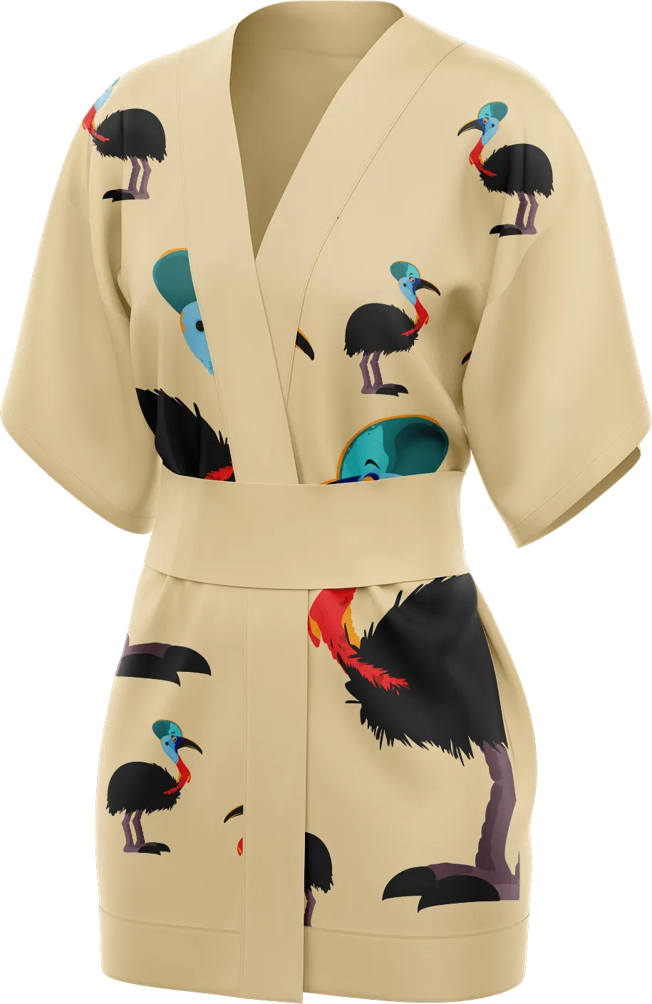 Casanova Cassowary Kimono