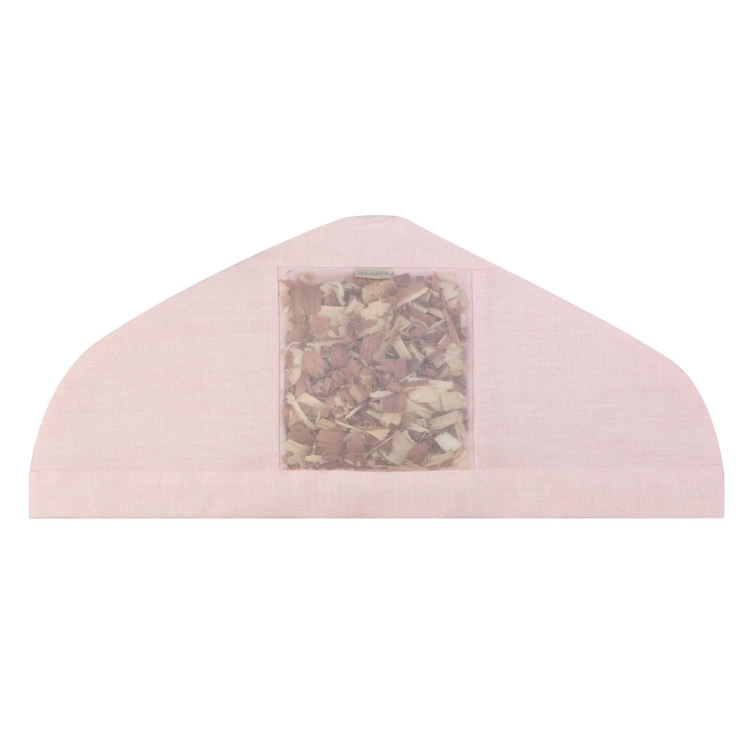 Cedar Hanger Cover Pink Linen