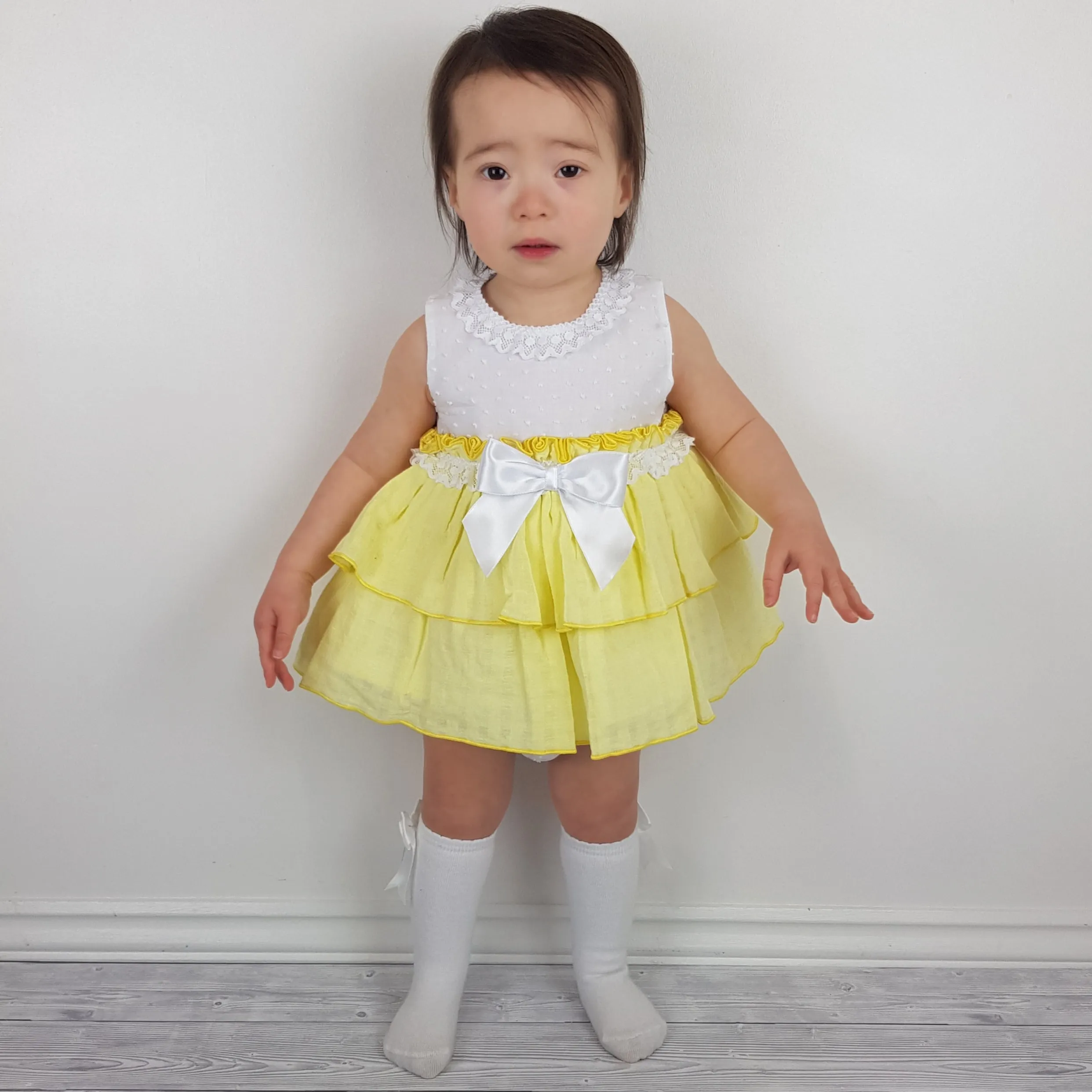 Ceyber Baby Girls Yellow Dress 3M-36M