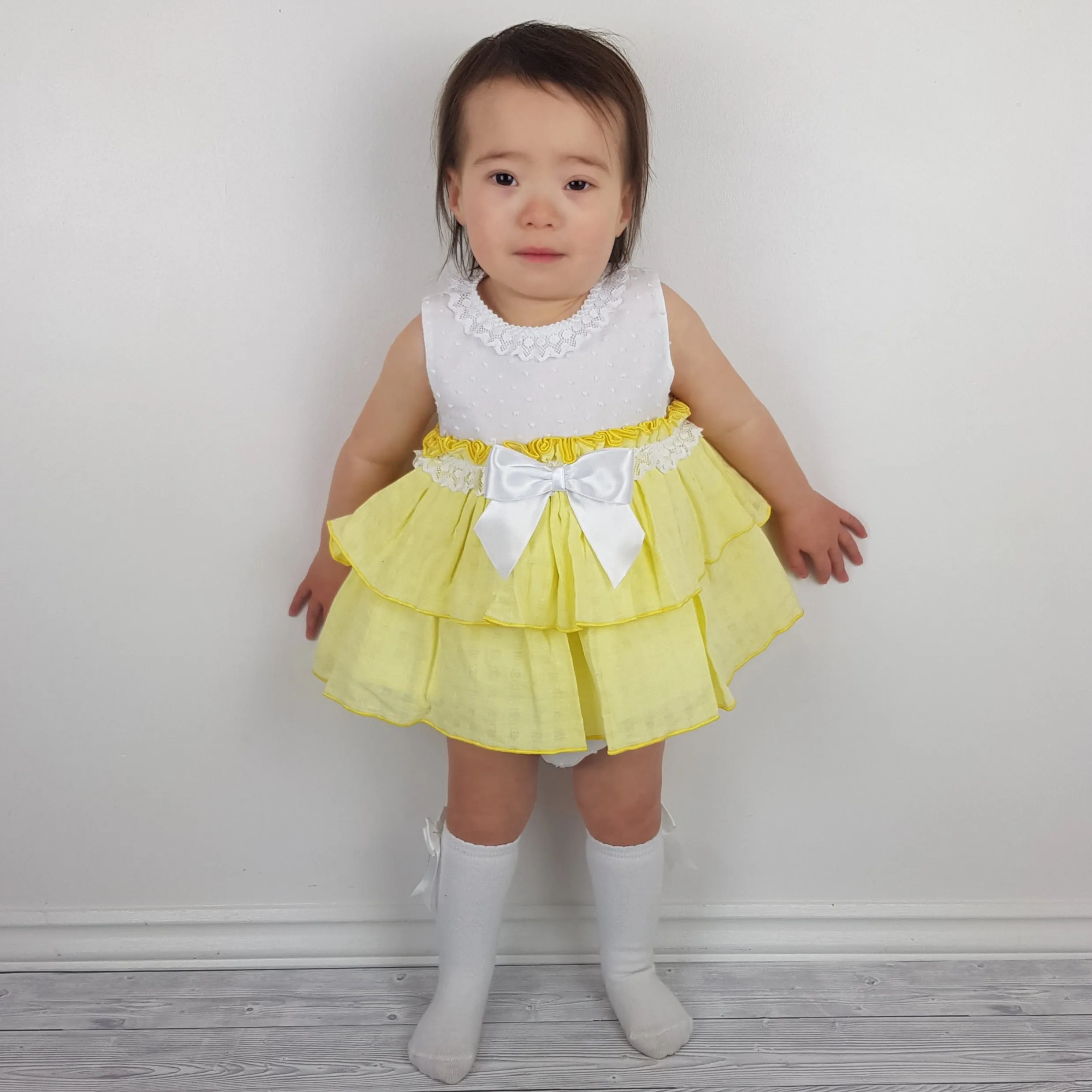 Ceyber Baby Girls Yellow Dress 3M-36M